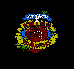 Attack of the Killer Tomatoes title screenshot